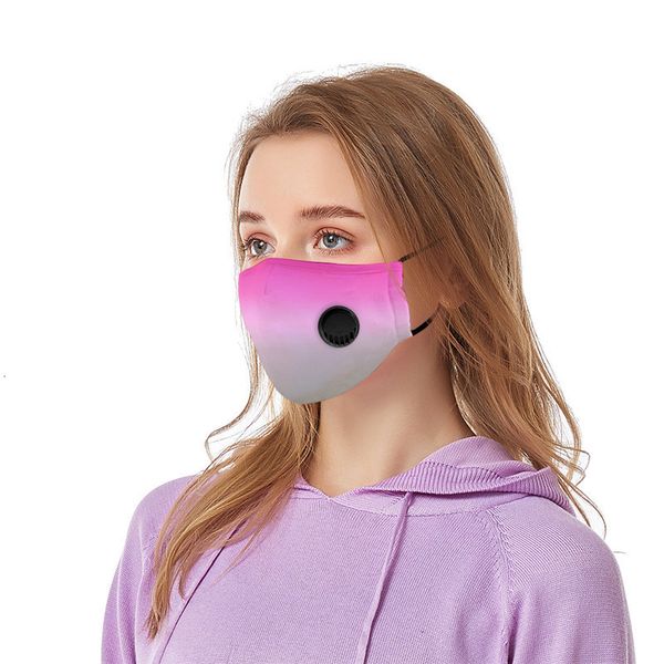 

protective breathable breathing gradient face fashion valve dust-proof outdoor summer sun cycling mask ljja1598