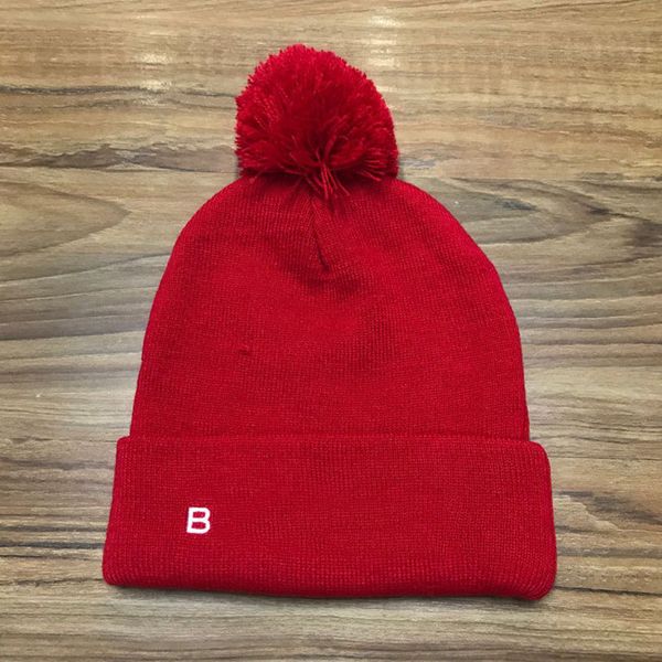 

ba knitted hip-hop hat pompom winter warm men and women hats popular men and women hats, Blue;gray