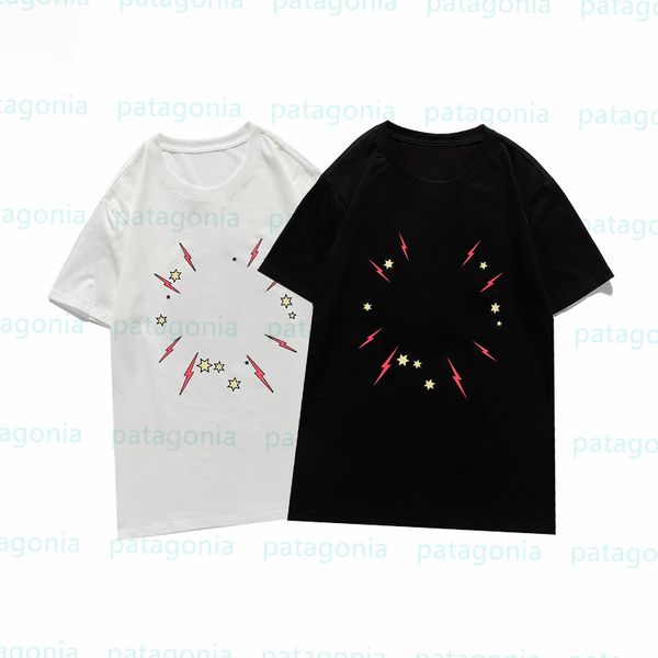 

men women fashion eye printing t shirts man hip hop streetwear tees mens pullover size s-2xl, White;black