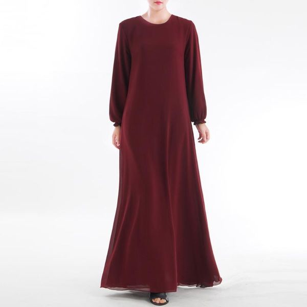 

2019 muslim clothes s- 2xl long muslim women wear on both sides dubai abaya maxi dresses islamic clothing lover gift drop #04261, Red