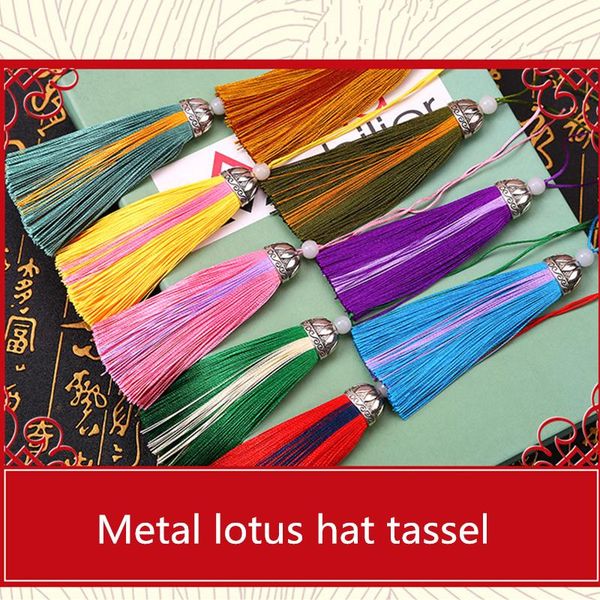 

2pc lot metal lotus hat tassel diy home textile curtain clothing pendant tassels jewelry making charms pendants craft tassels h jllmdc