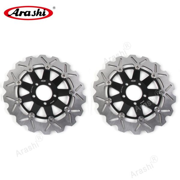 

arashi 1pair ninja zx6r 636 2002 cnc front brake disc brake rotors for zx 6r 636 2002 zzr600 z750 z1000 gpz zr7 gtr1000