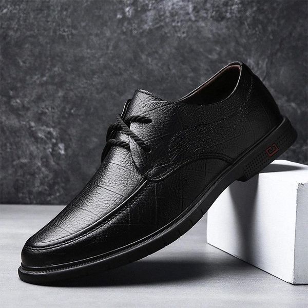 

men casual shoes lace up genuine leather men flats soft oxfords shoes outdoor outdoor shoes men sneakers #8q1r