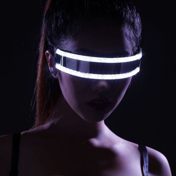 

performers creative laser for nightclub party dancing glowing led mask rave glasses