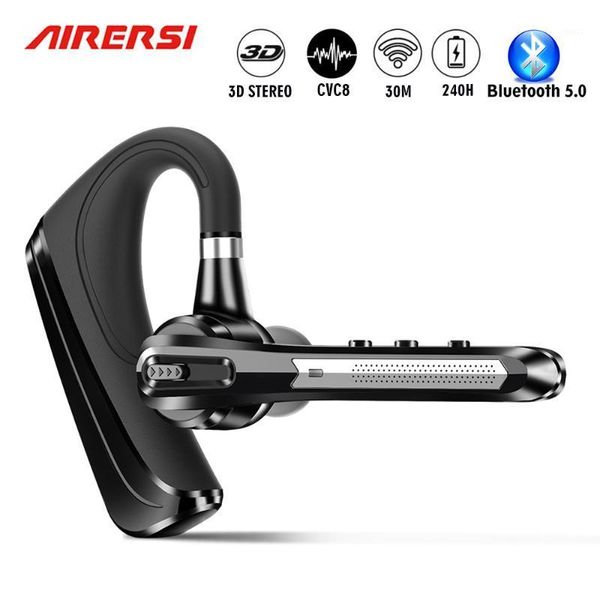 

2020 latest cvc8 noise canceling bluetooth headset 5.0 wireless headphones handsbusiness with mic for smart phone1