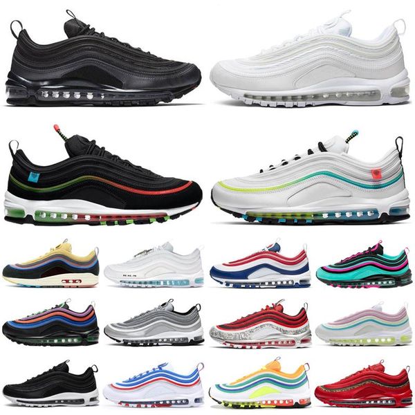 

worldwide 97 sean wotherspoon men women running shoes mschf x inri jesus triple black white mens womens trainers sports sneakers runners