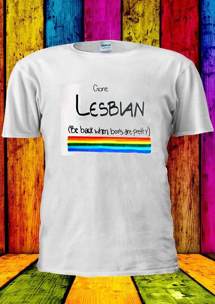

gone lesbian be back cute guy funny t-shirt vest tank men new 2018 print letters men t shirt sport hooded sweatshirt hoodie