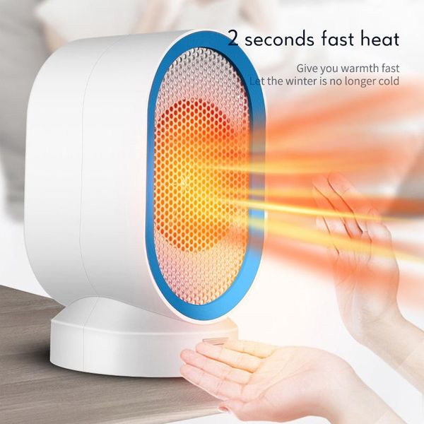 

mini electric heater portable home heating fan 400w miniature low power small sun heating machine low noise warm air blower eu