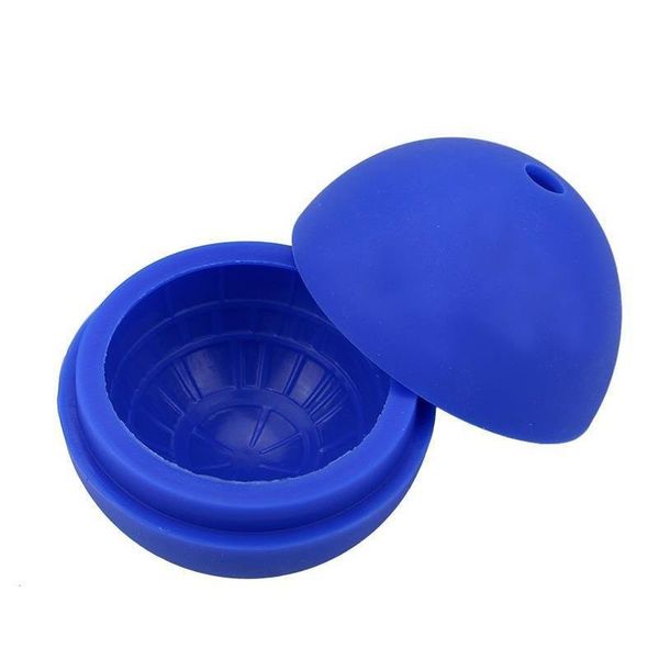 

creative sile blue wars death star round ball ice cube mold tray desert jllhou xhlight