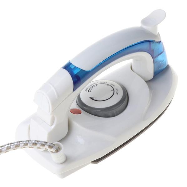 

laundry appliances mini portable foldable electric steam iron for clothes 3 gears flatiron travel r9ud