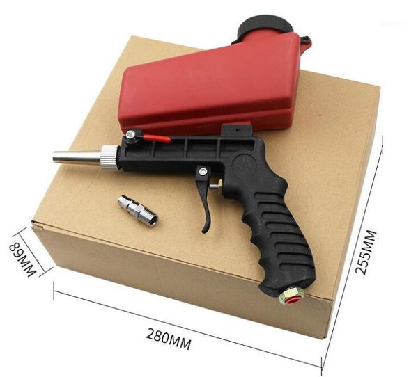 

90psi portable gravity sandblasting gun pneumatic small sand blasting spray gun adjustable pneumatic sandblaster1