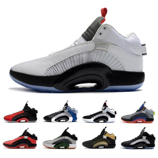 

wearable white black jumpman 35 mens basketball shoes fragment sisterhood bayou boys center of gravity 35s men trainers sports sneakers