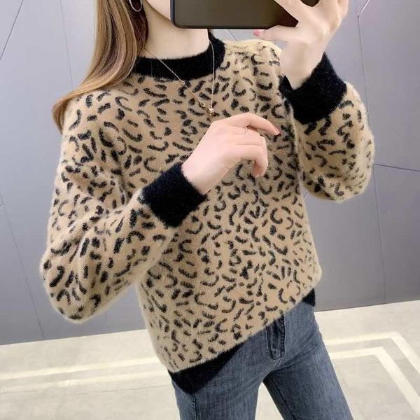 

autumn and winter new round neck loose sweater women's sweater, White;black