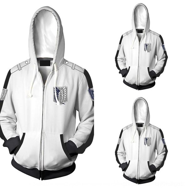 

ux2pa attacking giant 3d man cardigan hooded man sweater giant 3d printed attacking oqvkp hooded printed sweater sweater cardigan, Black