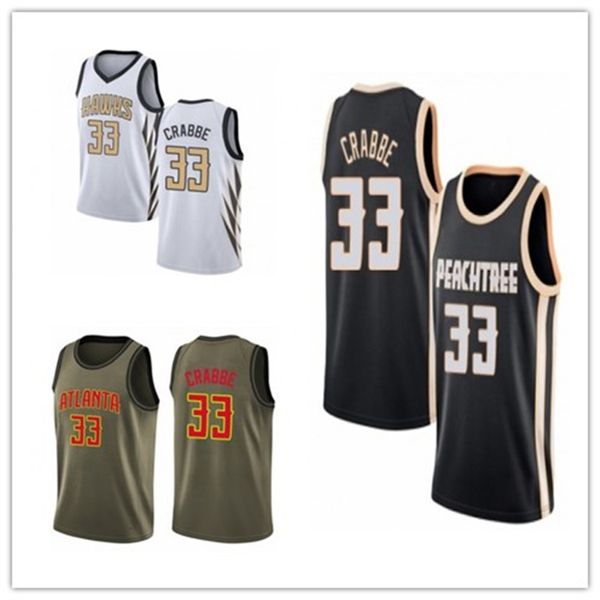

2021 allen custom men women youth 33 crabbe basketball jerseys red blue jersey leave number name, Black;red