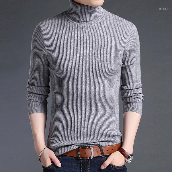 

autumn winter men's korean long sleeve pullover sweater turtleneck fashion men's slim fit brand knitted pullovers for man1, White;black