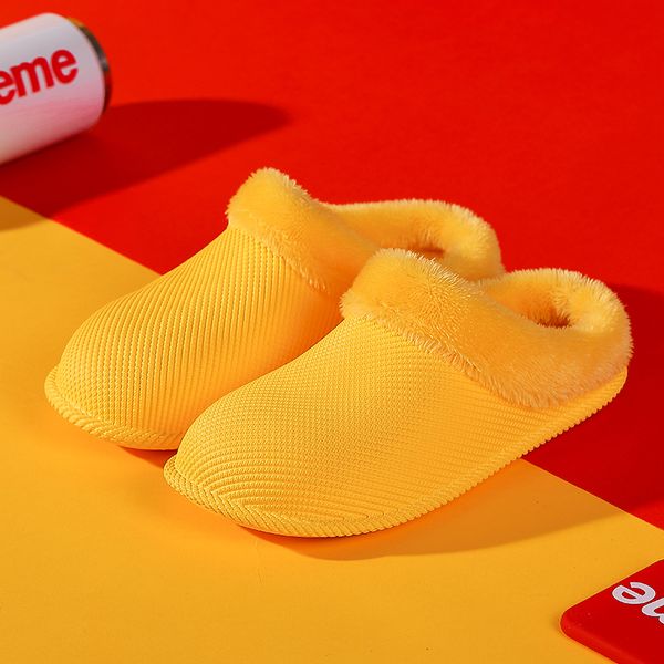 

women winter slippers waterproof woman man cotton shoes lightweight women's men's slip on casual indoor home slippers x1020, Black