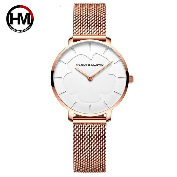 

drop shipping new black technology magic flower change color in the sun stainless steel mesh band japan quartz watches for women cx200723, Silver