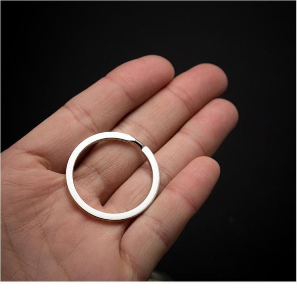 

10pcs/bag 20/25/30mm metal key holder split rings keyring keychain link rings keyfob diy key chains acc qylrbv