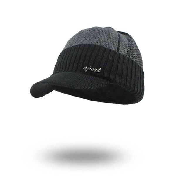 

flb] winter hats skullies beanies hat winter beanies for men women wool caps balaclava mask gorras bonnet knitted hat f18032 sqclzy, Black;white