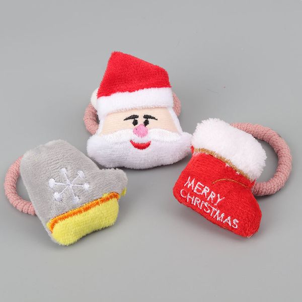 

holiday christmas tie children's cartoon princess rubber band rope hair accessories birthday gift