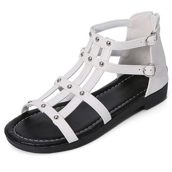 

sandals summer casual women peep toe low heeled zipper platform female fashion roman sapato feminino1, Black