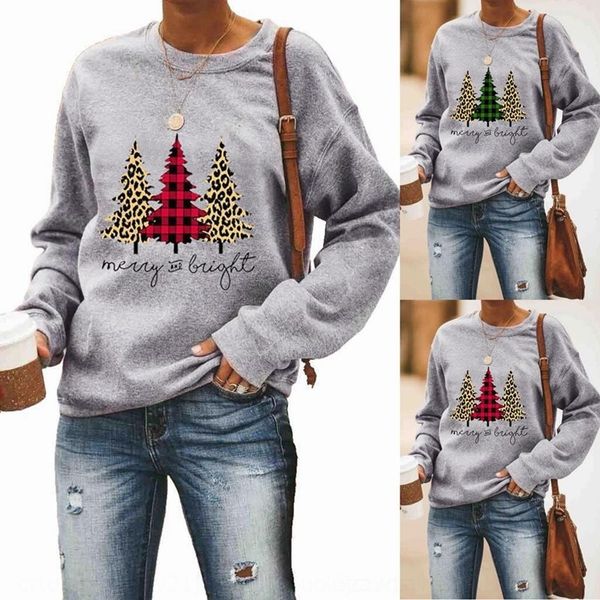 

6rtgt women's merry and bright printed merry neck long sleeve women's sweater round and bright neck round printed long sleeve swea, Black
