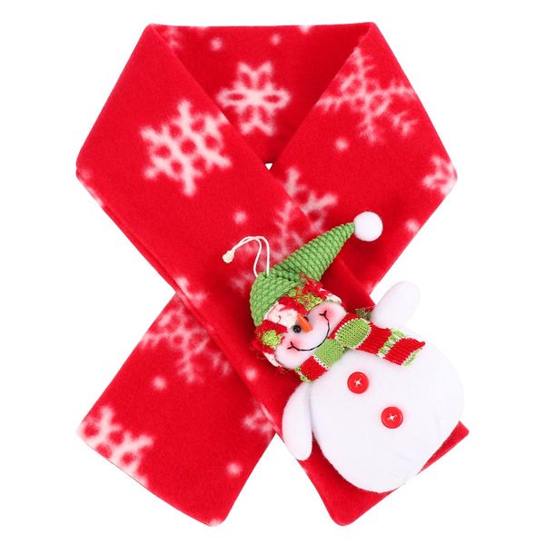 

1pc christmas winter scarf warm xmas neckerchief for holiday party adorable christmas scarf xmas neckerchief winter scarf jllejh