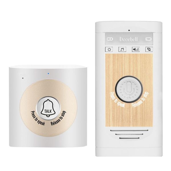 

doorbells wireless voice intercom doorbell 2-way talk monitor with 1*outdoor unit button 1* indoor receiver smart home security