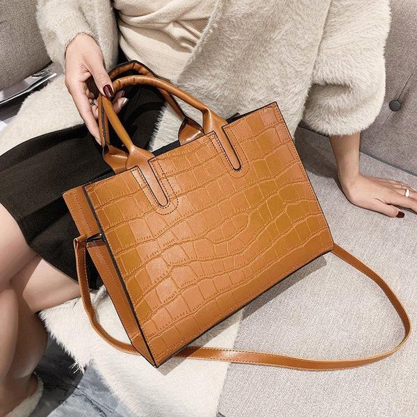 

stone pattern bags for women 2021 female black handbags shoulder ladies winter leather crossbody totes purses