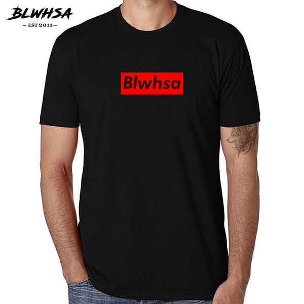 

sport blwhsa new fashion men t shirt brand clothing blwhsa letters printed tee short sleeve cotton t-shirt for men