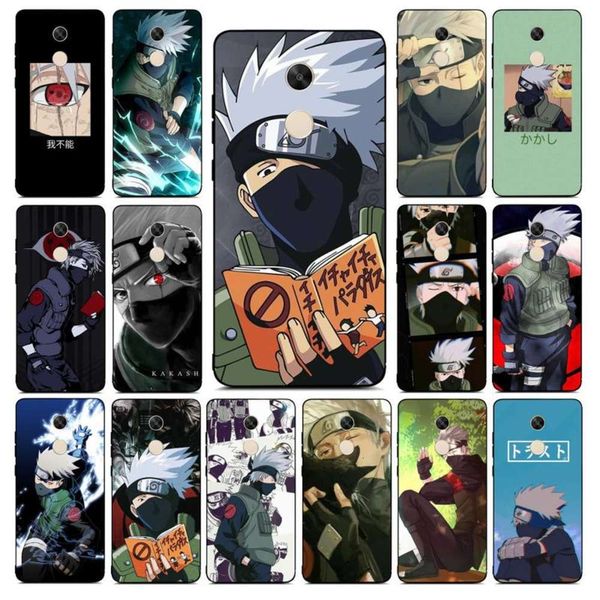 

3t animated naruto kakashi case is redmi note 4 5 7 8 9 pro 8t 5a 4x casecf1