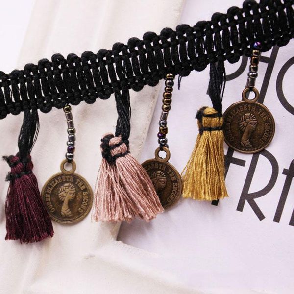 

10yards lot diy accessories lace ribbon tassel cotton tassels trimming fringes for sewing bed sheet clothes curtains decoration h wmtypf