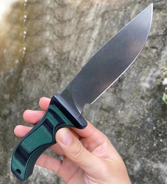 Yeni Yüksek End Survival Düz Bıçak ATS-34 Saten Damla Nokta Bıçak Tam Tang G10 Kolu Kydex ile Sabit Bıçak Avcılık Bıçaklar