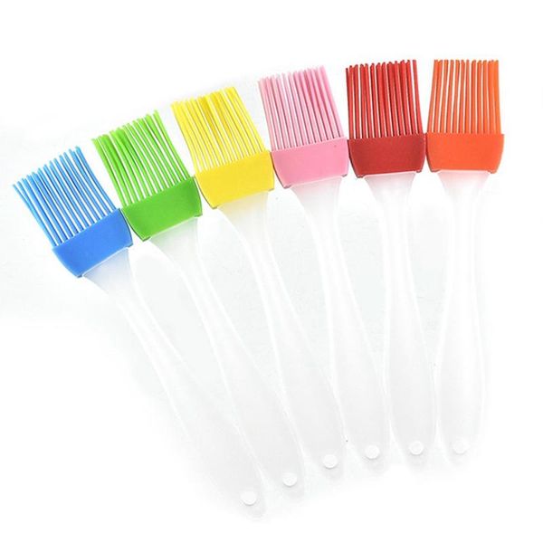 

new silicone butter brush bbq oil kitchen cooking basting bread oil brush high temperature resistance cake bakeware kitchen dining tool
