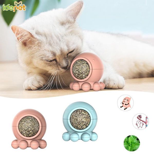 

healthy cat catnip pet cat toy sugar candy licking nutrition gel energy ball toy for cats kittens increase help tool 201
