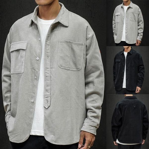 

men's autumn winter coat jacket casual new fashion men's new style fashion pure color tooling coat large w1029, Black;brown