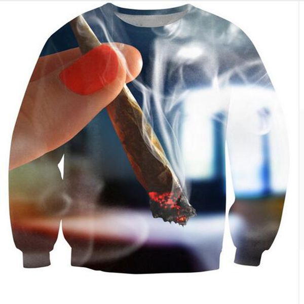 

толстовка из капюшонов для курения 3d для мужчин и женщин пара толстовка, Black