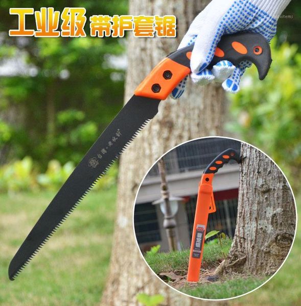 

alloy mini manual fine tooth saw garden fruit tree branch portable folding saw1