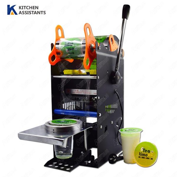 

wy802f manual plastic or paper bubble cup sealer 220v 110v hand held cup sealing machine with parts film commercial use