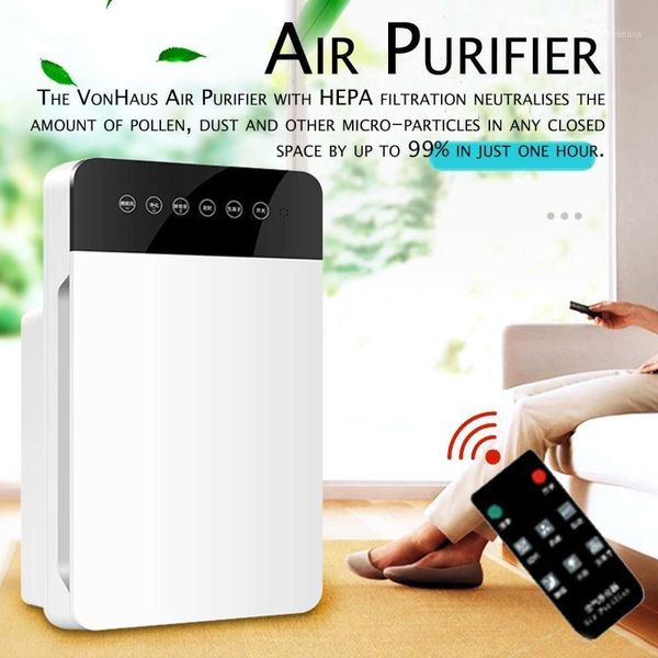 

air purifier large scale negative ionizer led quiet activated carbon air filter for home office remove formaldehyde smoke1