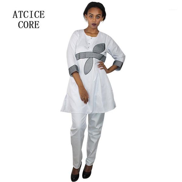 

new african bazin embroidery design dresses with pants african clothes1, Red