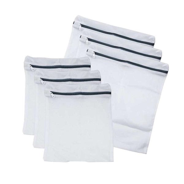 

set of 6 mesh laundry bags with -3 large & 3 medium for laundry,blouse, hosiery, stocking, underwear, bra and lingerie