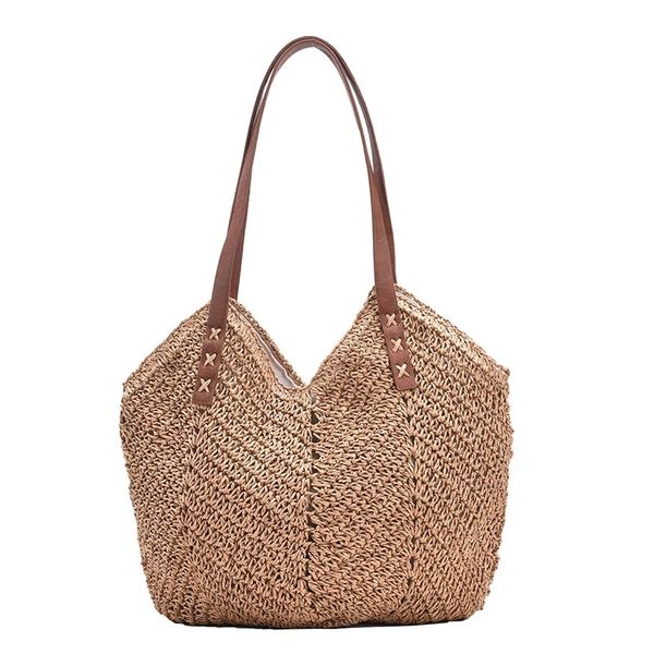 HBP Weave Bag Borse a tracolla bohémien femminili per donna 2021 Summer Beach Paglia Borse e portamonete Lady Travel Shopping Bags tote bag