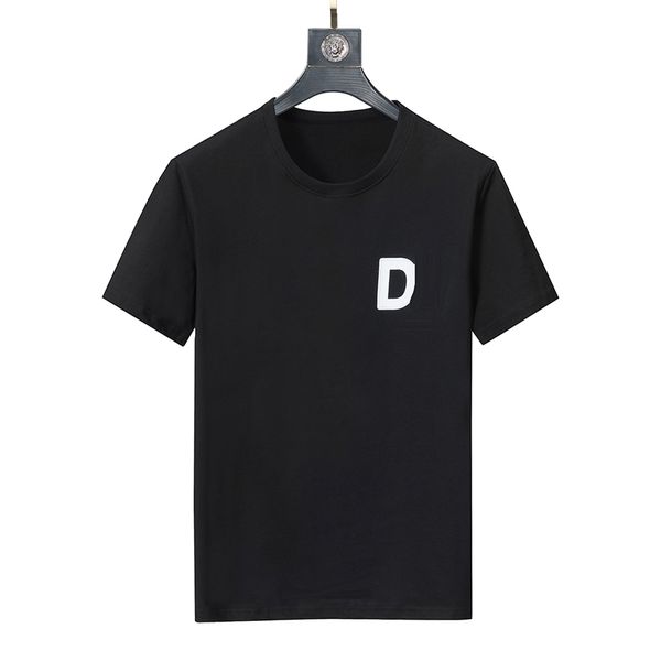 

summer men's and women's designer t-shirts loose slim fashion brand casual shirt letter printing luxury clothing street short sle, White;black