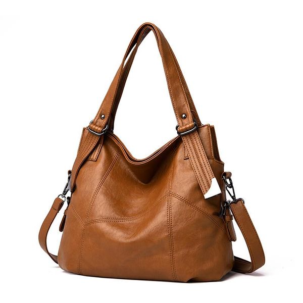 

большая емкость женщины pu leather tote сумки высокого качества вскользь дамы сумки на ремне, мода дизайнер женский посыльного сумки