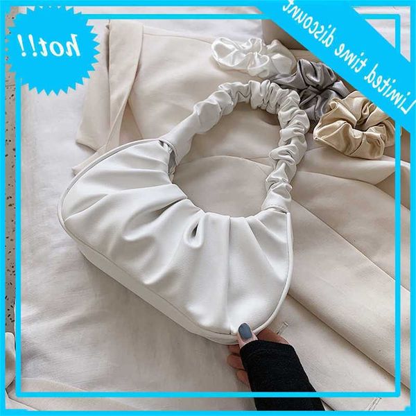 

plooien design small pu leather shoulder bags for women 2021 elegant handbags women's travels baking dame fashion handbag