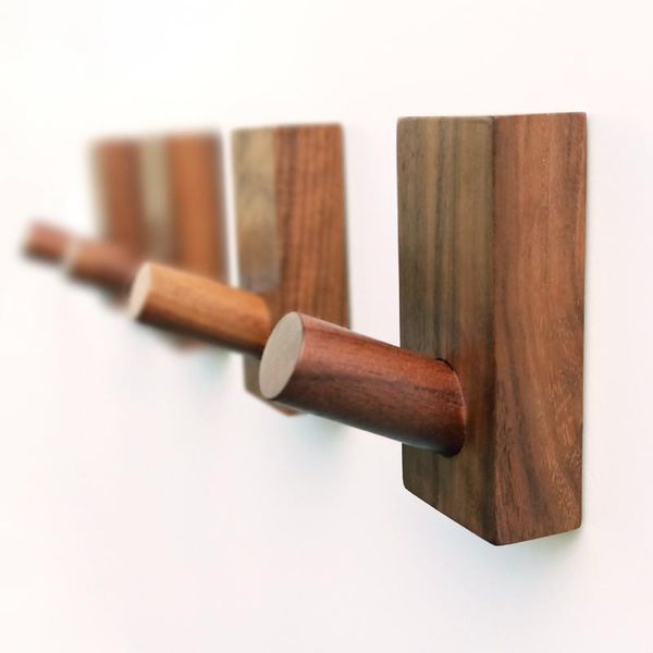 

solid wood clothing hook without punching into the door wall behind the door wall hanging clothing hook store sing