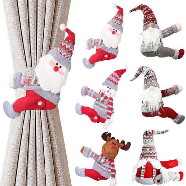 

15 style buckle tieback santa snowman curtain tiebacks holdback fastener clamp decorations for christmas ornaments