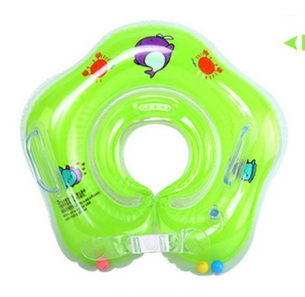 100 stücke Baby Schwimmen Neck Ring Rohr Sicherheit Infant Float Kreis Für Baden Aufblasbare Wasser Schwimmweste Boje